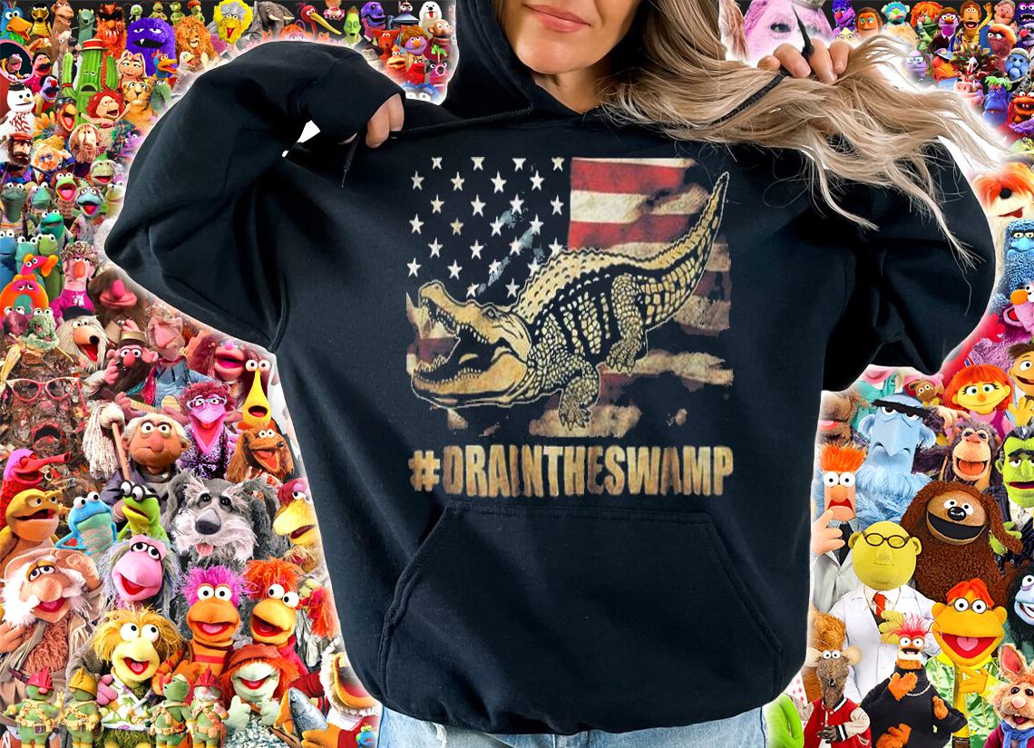 Drain The Swamp Washington DC Donald Trump President T-Shirt hoodie
