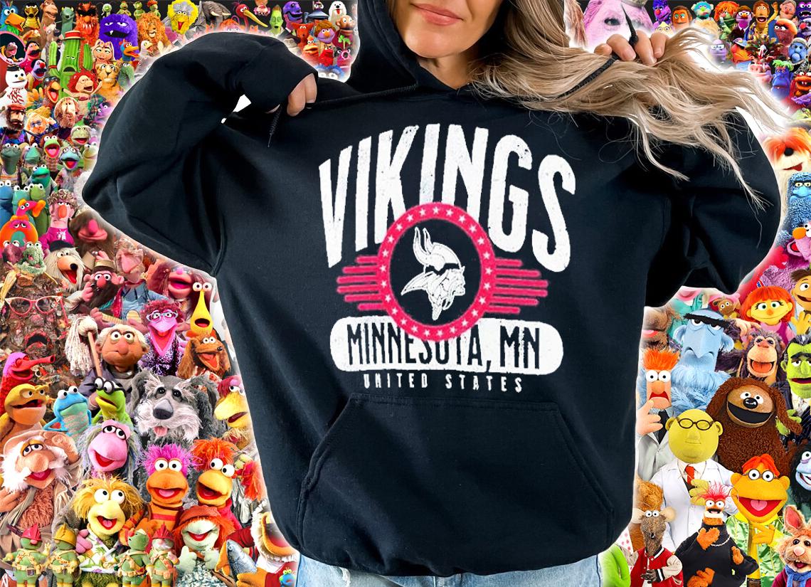Minnesota Vikings Badge Of Honor T-Shirt hoodie