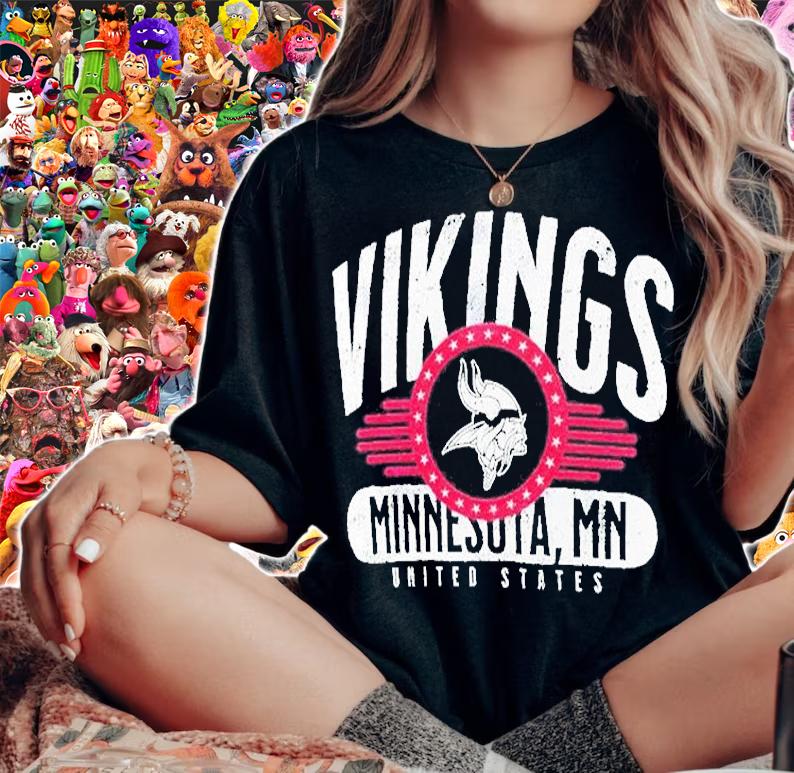 Minnesota Vikings Badge Of Honor T-Shirt woman shirt