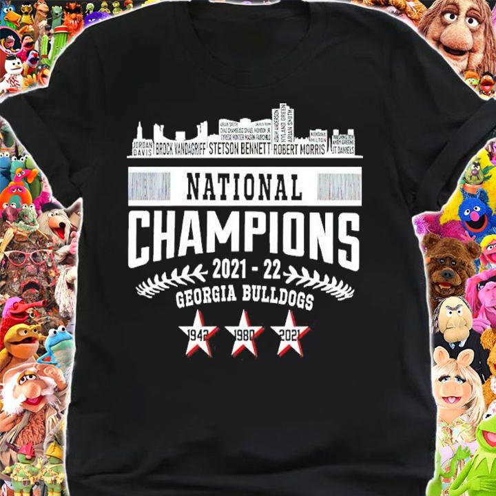 National Champions 2021-2022 Georgia Bulldogs Shirt shirt