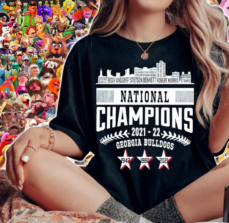 National Champions 2021-2022 Georgia Bulldogs Shirt woman shirt