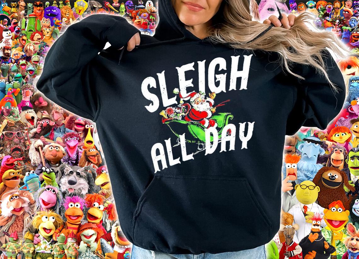Santa Claus Christmas Sleigh All Day Shirt