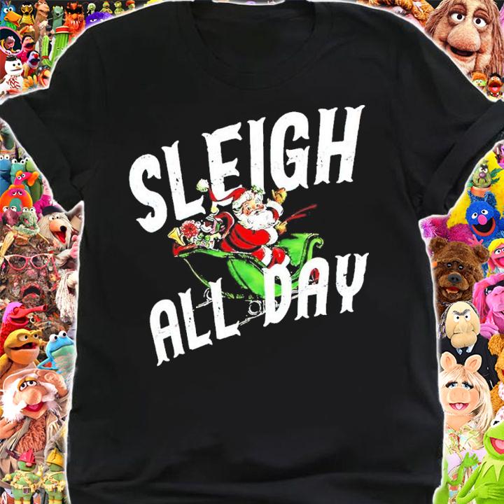 Santa Claus Christmas Sleigh All Day Shirt