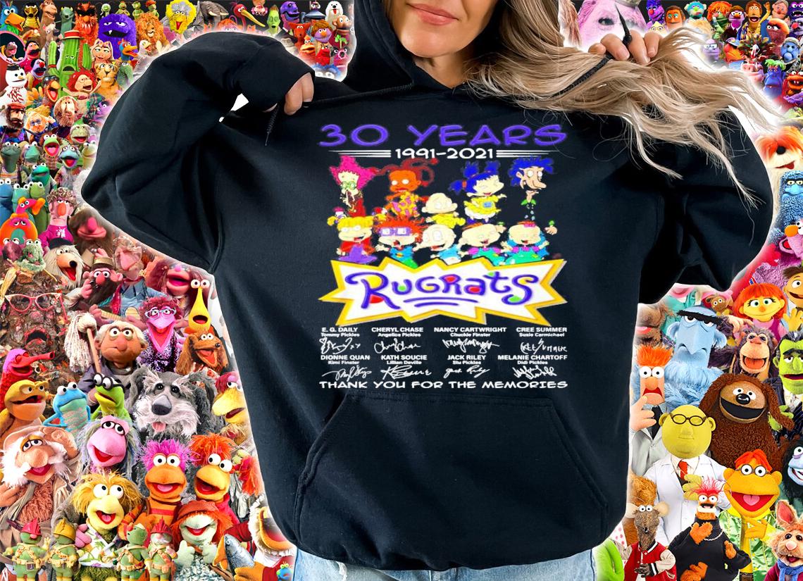 30 years 1991-2021 Rugrats signatures t-shirt