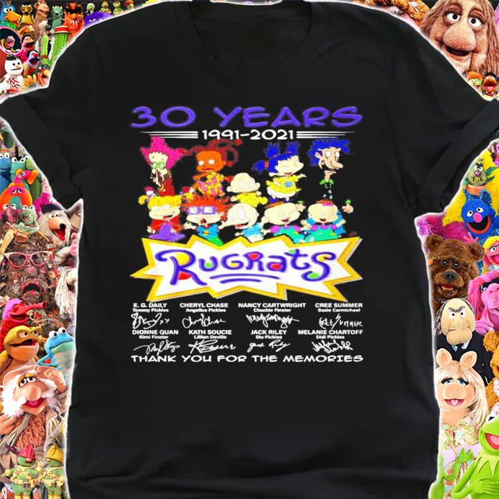 30 years 1991-2021 Rugrats signatures t-shirt