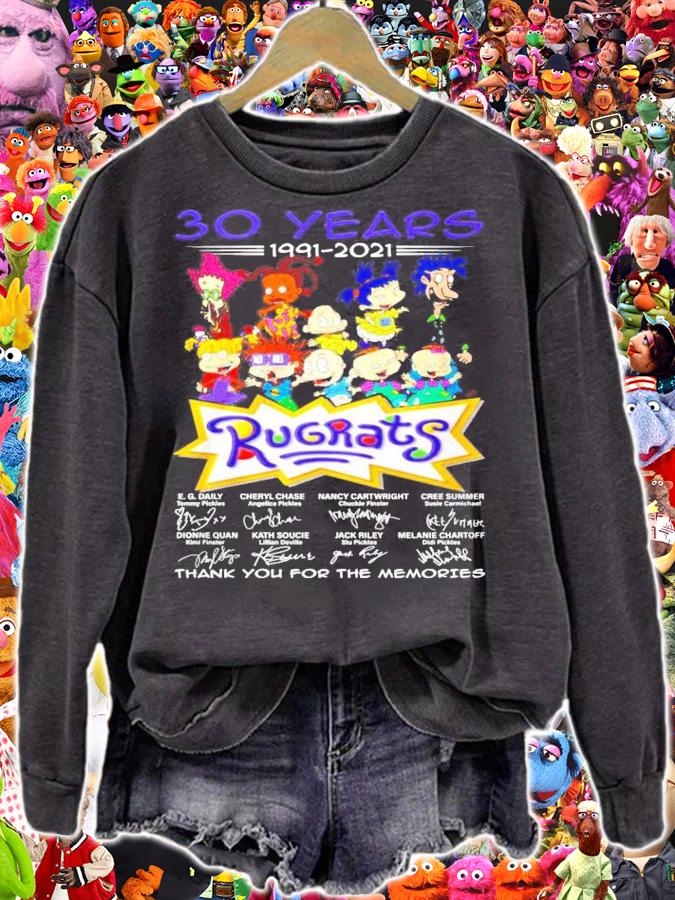 30 years 1991-2021 Rugrats signatures t-shirt