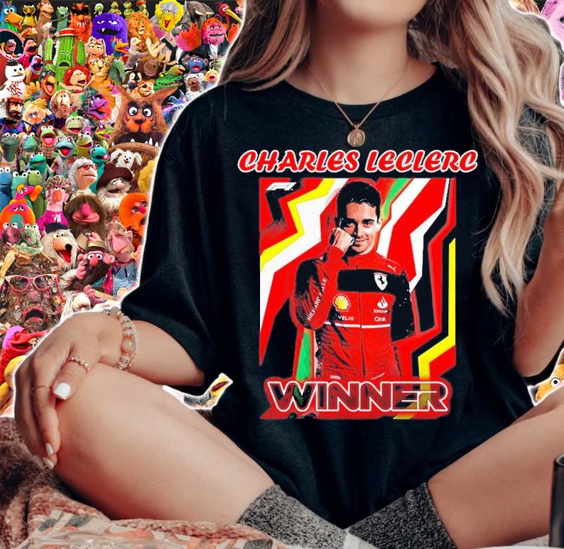 Charles Leclerc Ferrari Wins Bahrain Grand Prix T-Shirt woman shirt