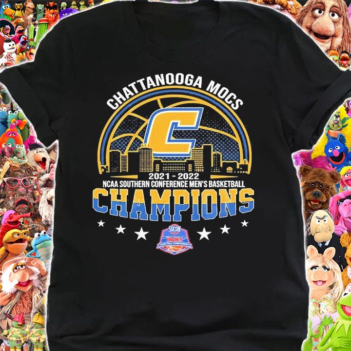 Chattanooga Mocs 2021 2022 NCAA Southern Conference Men's Basketball Champions T-Shirt