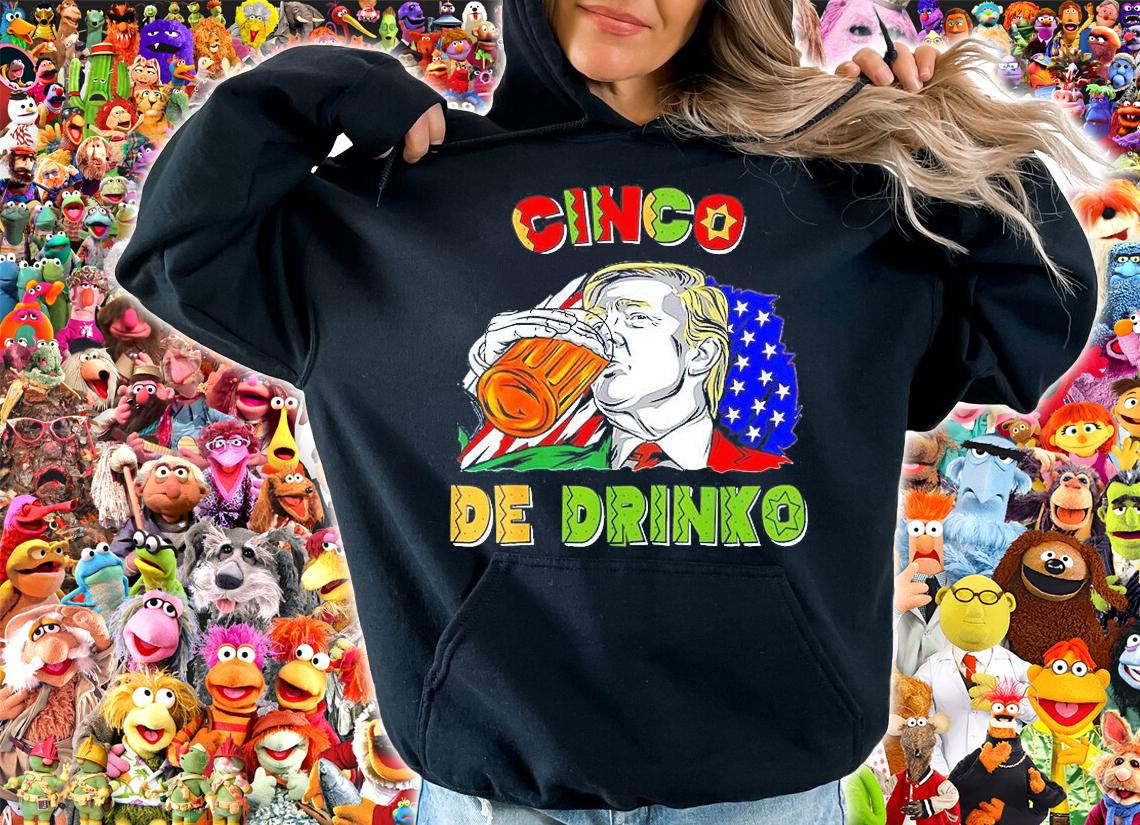 Happy Cinco De Drinko Mexican Cinco De Mayo Drinking T-Shirt