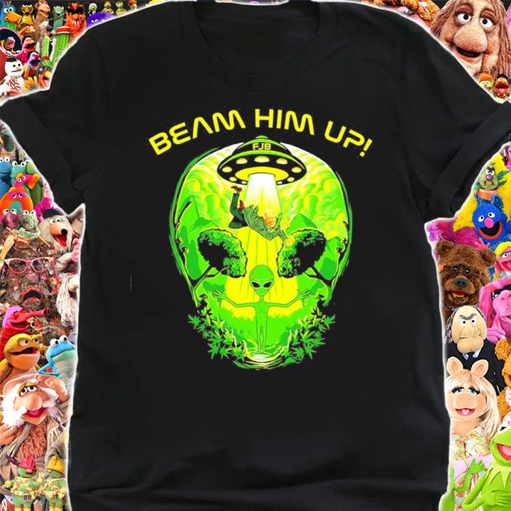 Joe Biden Alien UFO Beam Him Up Shirt shirt