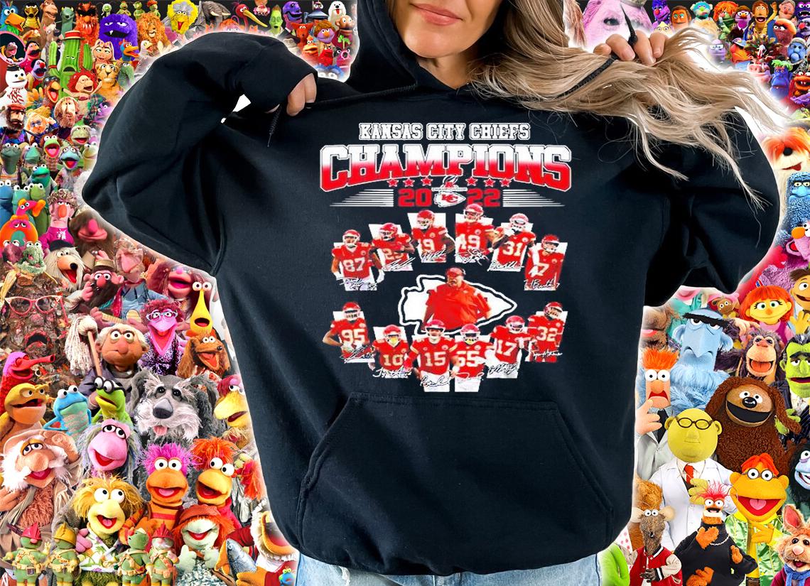 Kansas City Chiefs Champions signature 2022 shirt hoodie