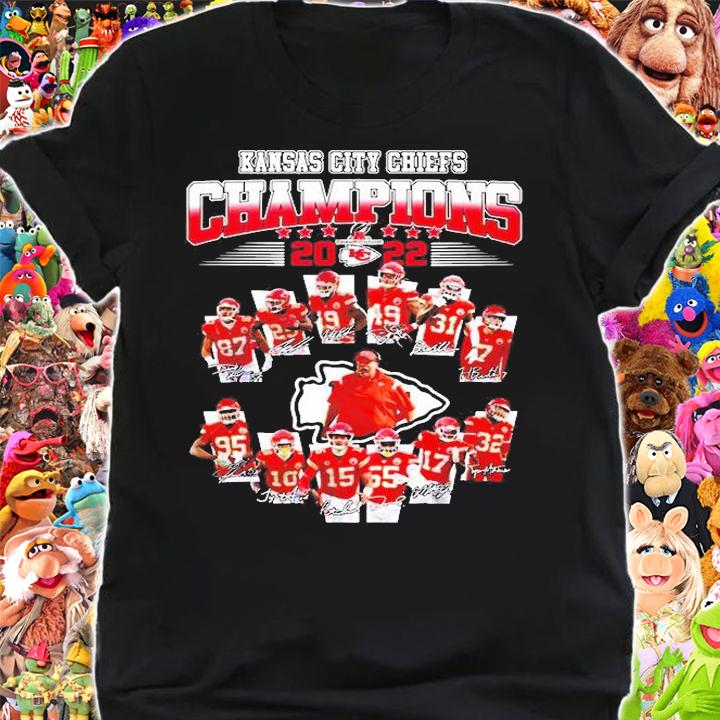 Kansas City Chiefs Champions signature 2022 shirt shirt