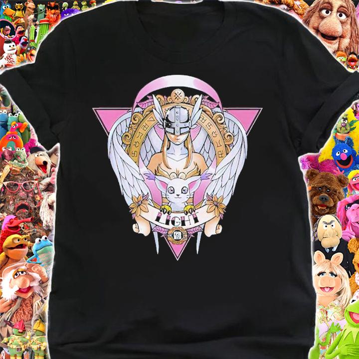 Light Gatomon Angewomon Digimon Shirt shirt