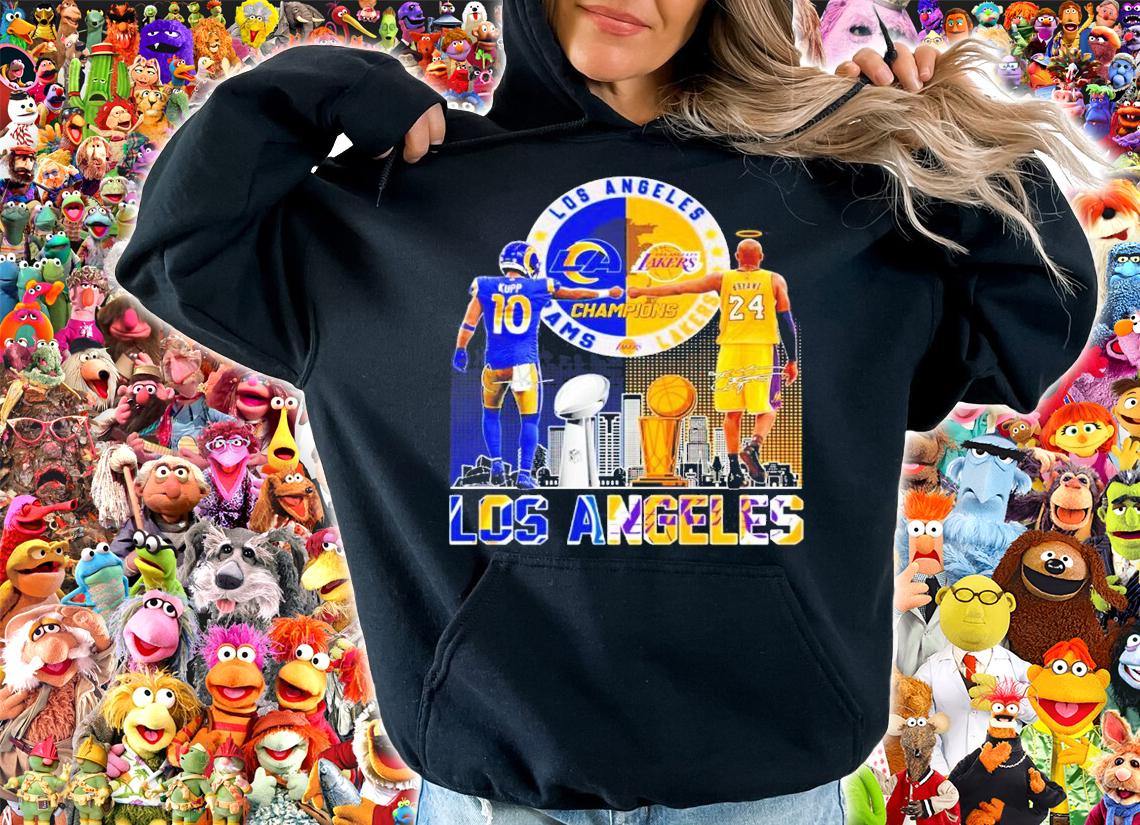 LOS ANGELES Los Angeles Rams Cooper Kupp Vs Los Angeles Lakers Kobe Bryant Signatures Shirt hoodie