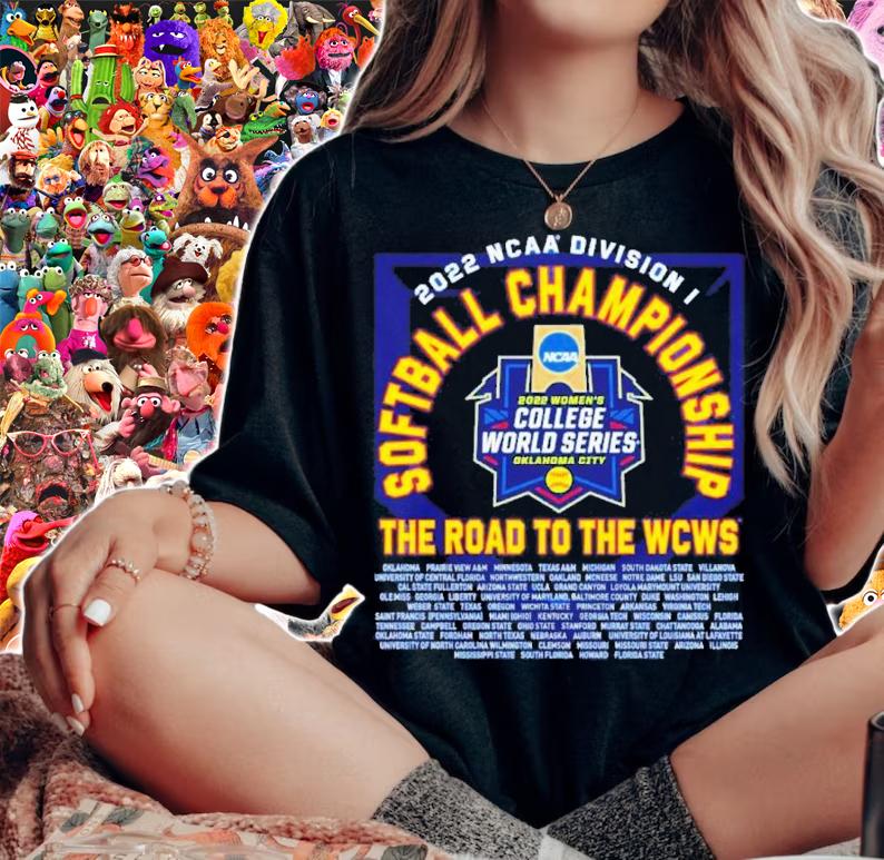 NCAA Division I Softball Championship The Road To The WCWS 2022 Shirt woman shirt