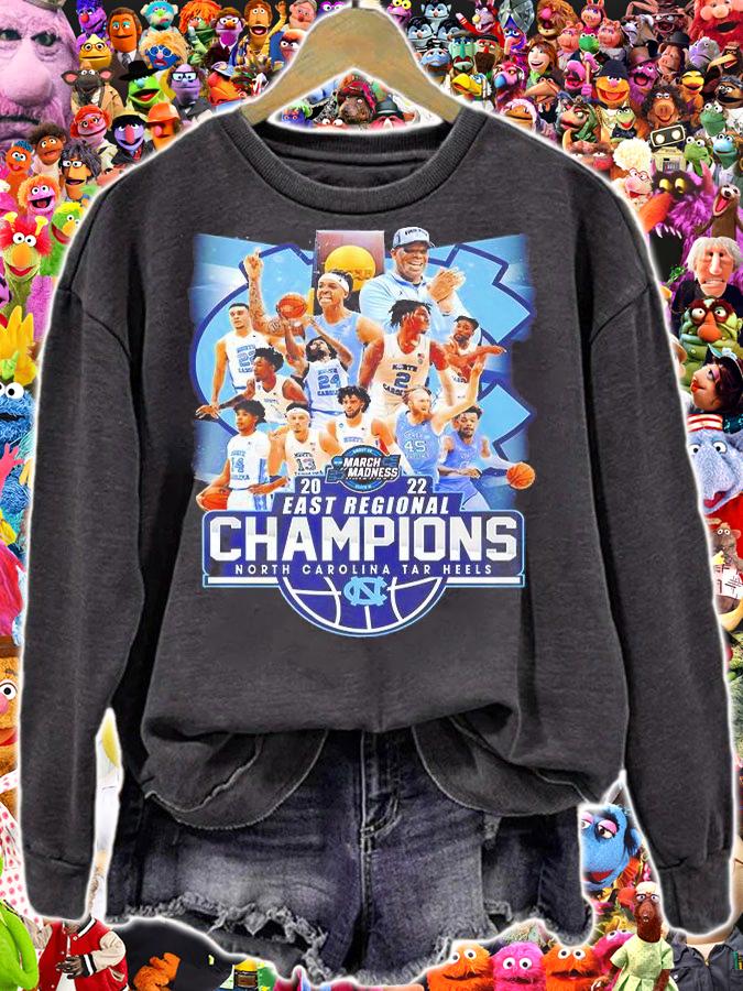 North Carolina Tar Heels 2022 East Regional Champions T-Shirt sweatshirt