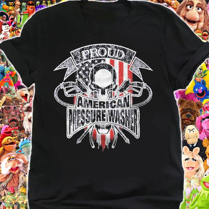 Pressure Cleaning American Flag Pressure Washer Shirt