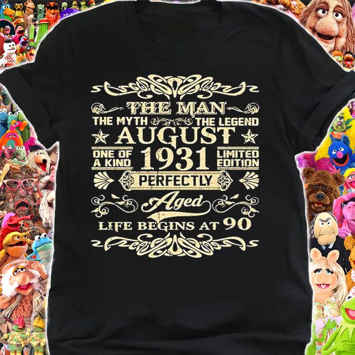 The Man Myth Legend August 1931 T-Shirt