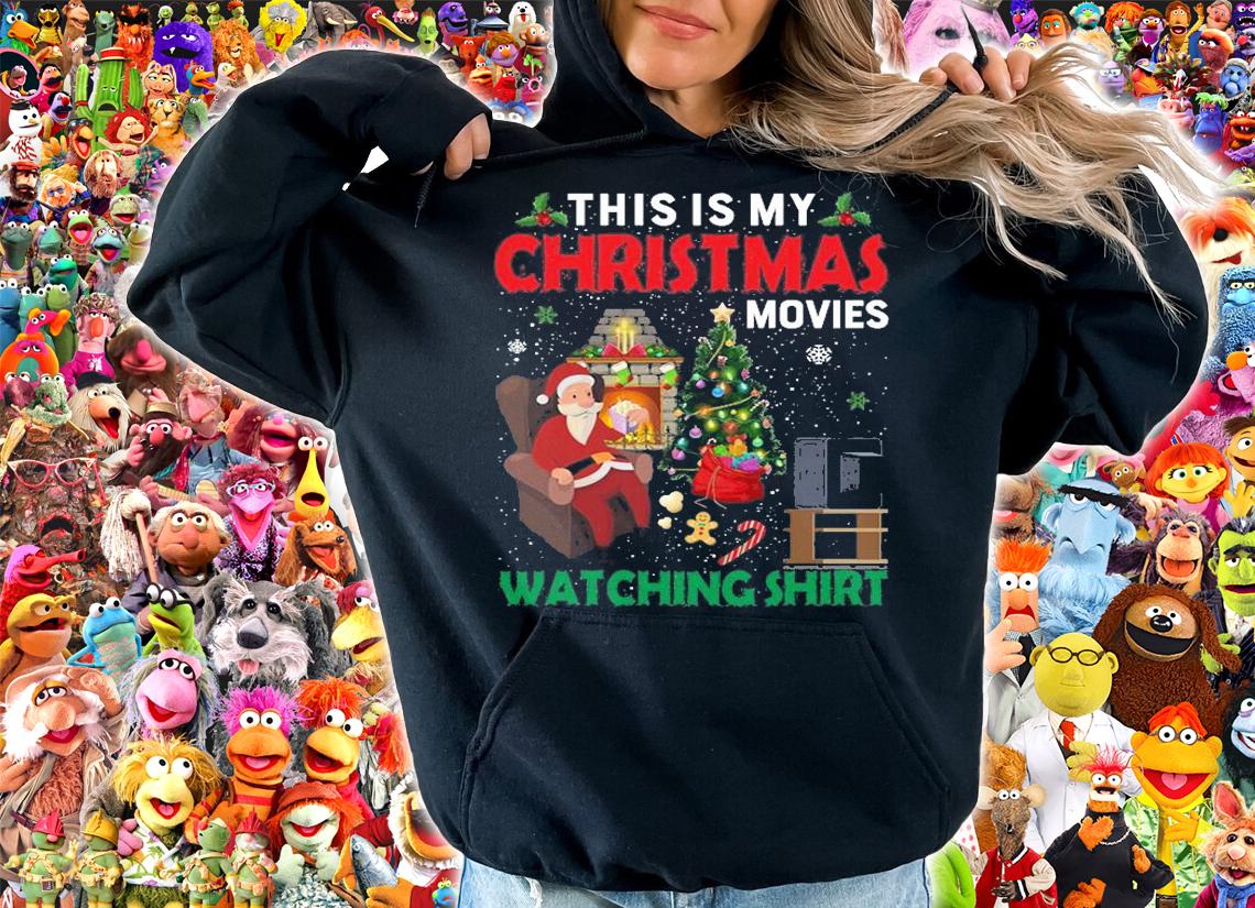 This Is My Christmas Movies Watching Shirt Christmas T-Shirt hoodie