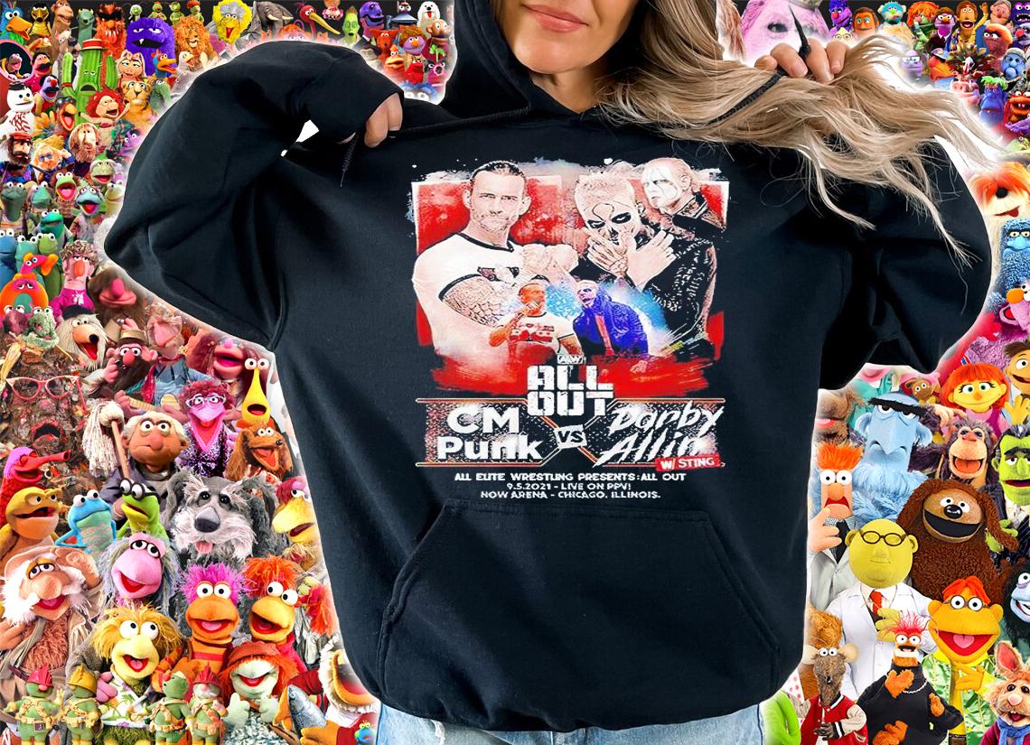 All Out Chicago 2021 Matchup CM Punk vs Darby Allin T-shirt hoodie