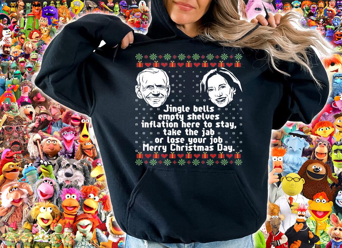 Jingle Joe Biden Funny Santa Biden Ugly Christmas Sweater T-Shirt hoodie