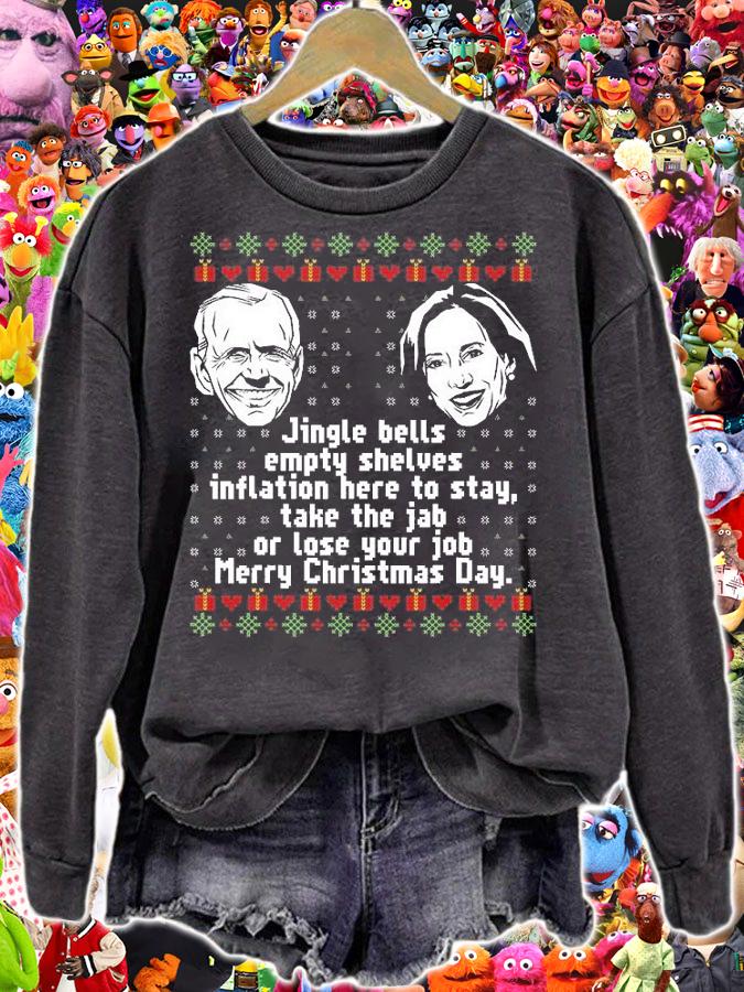 Jingle Joe Biden Funny Santa Biden Ugly Christmas Sweater T-Shirt sweatshirt