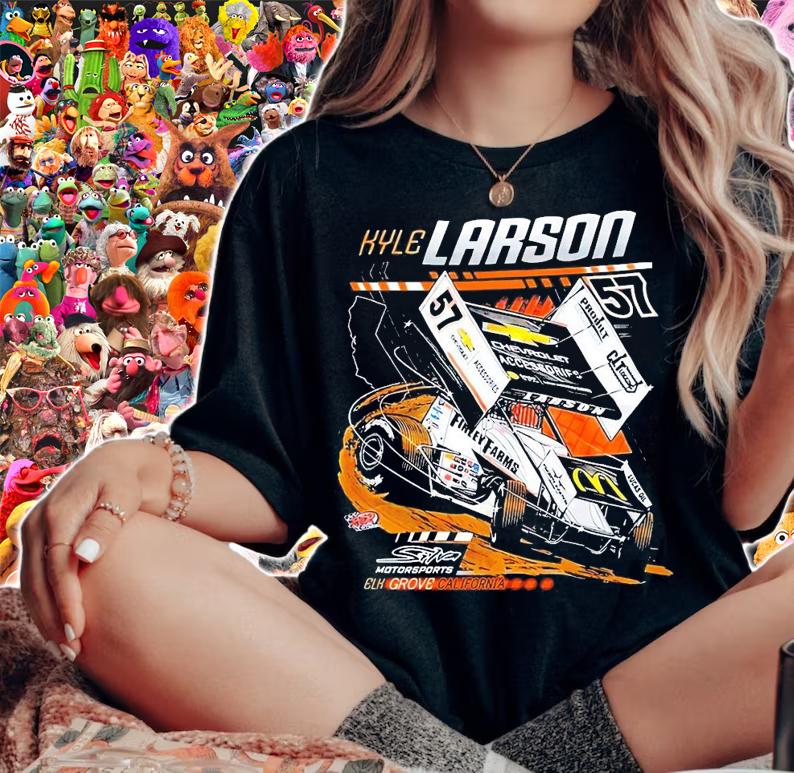 Kyle Larson motorsports ELK Grove California t-shirt woman shirt