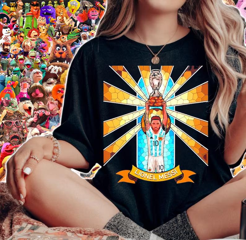Lionel Messi Argentina Copa America 2021 win shirt woman shirt