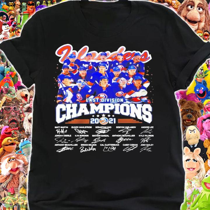 New York Islanders East Division Champions 2021 signature t-shirt shirt