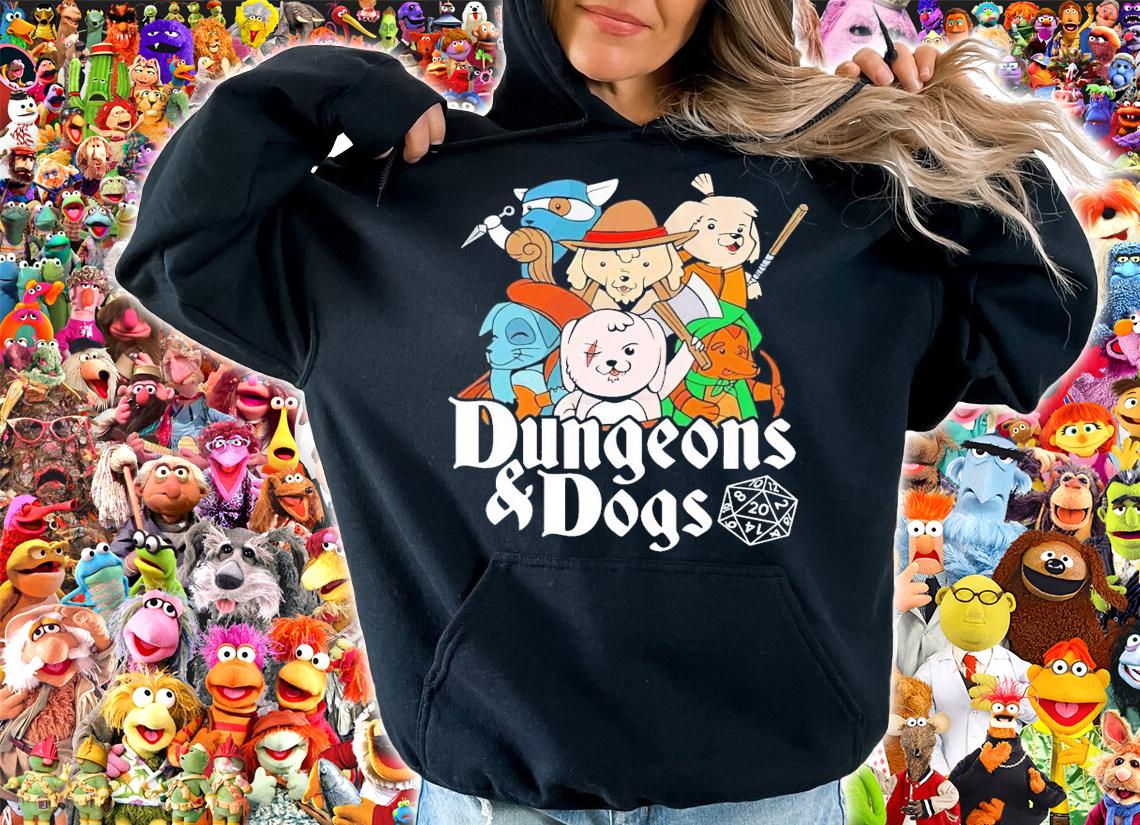 Dungeons and Dogs shirt hoodie