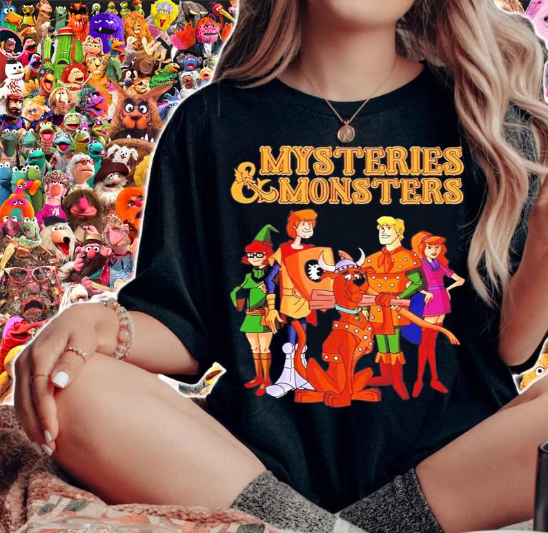 Scooby Doo Mysteries and Monsters shirt woman shirt