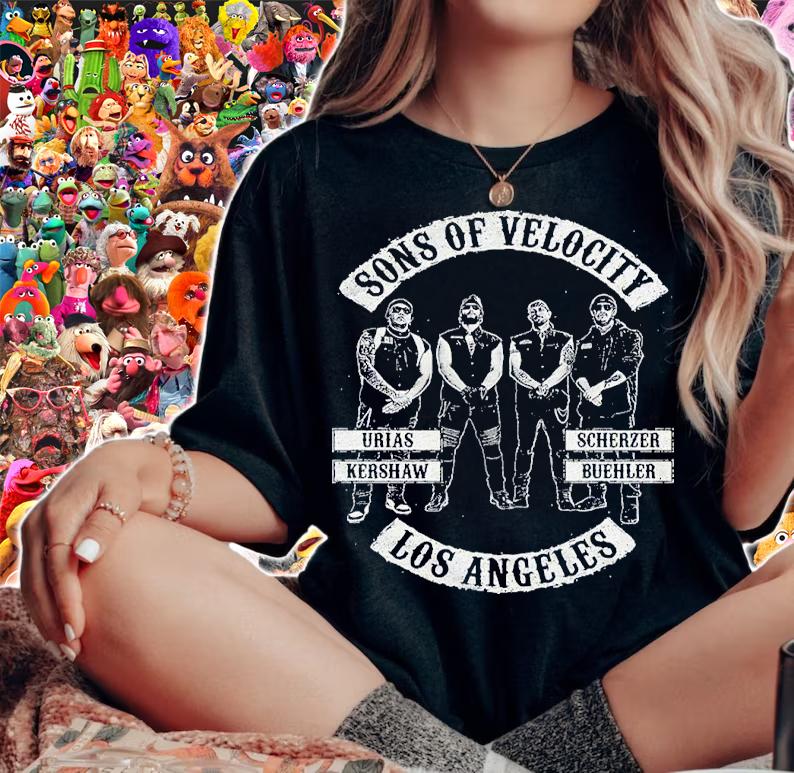 Sons Of Velocity Urias Kershaw Scherzer Buehler Los Angeles Shirt woman shirt
