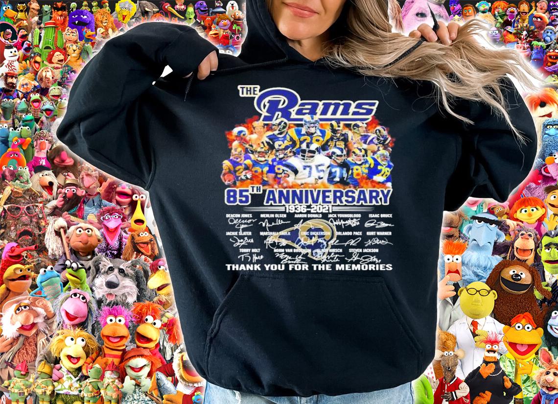 The Rams 85th anniversary 1936-2021 thank you for the memories shirt
