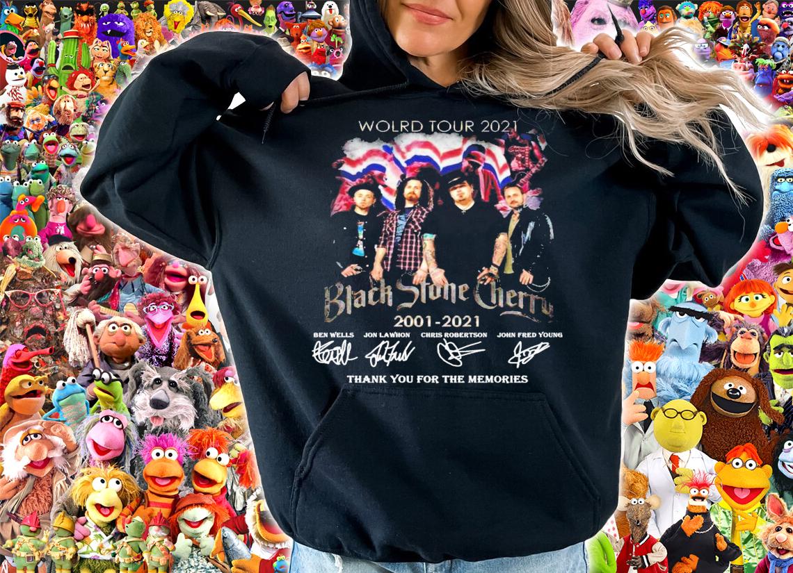World Tour 2021 Black Stone Cherry 2001-2011 signatures shirt hoodie