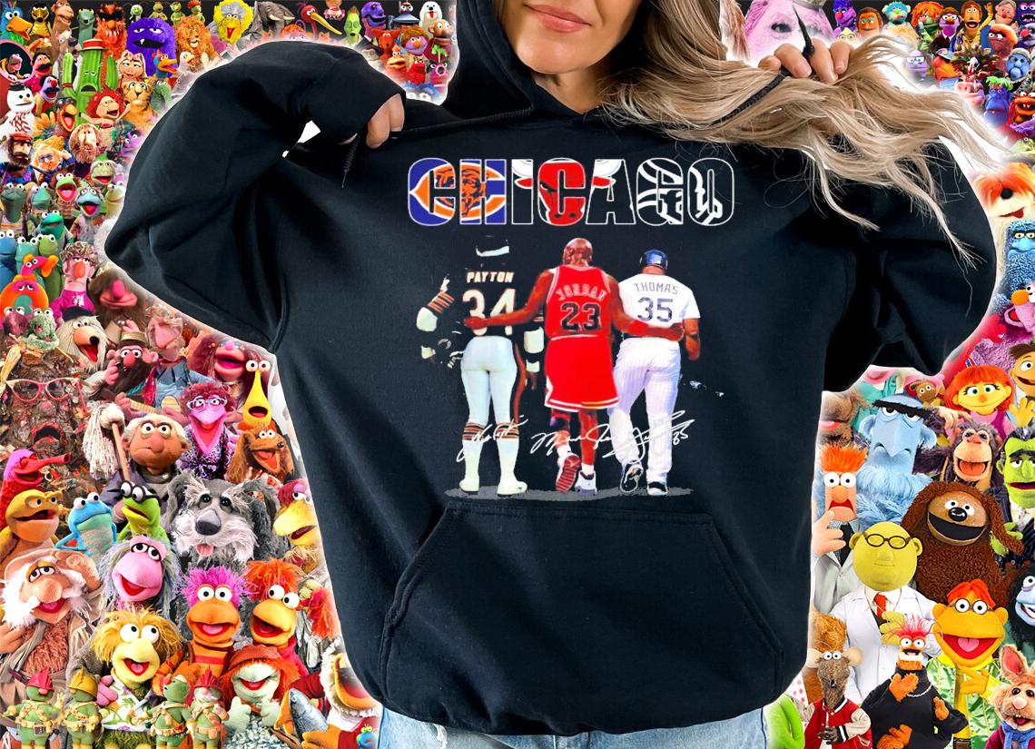 Chicago Payton Jordan and Thomas signatures shirt hoodie