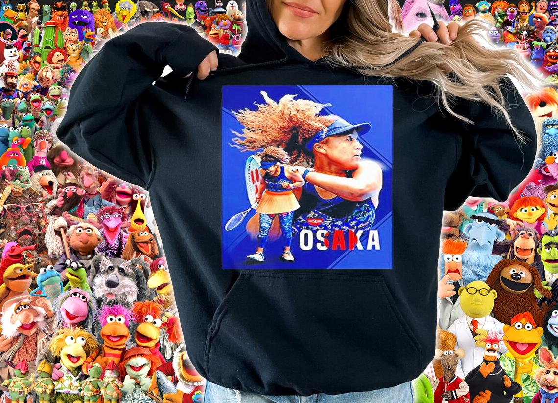 Naomi Osaka Olympic Tokyo Blue Tennis Art T-shirt hoodie
