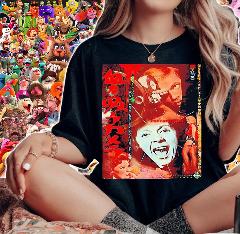Peeping Tom poster T-shirt woman shirt