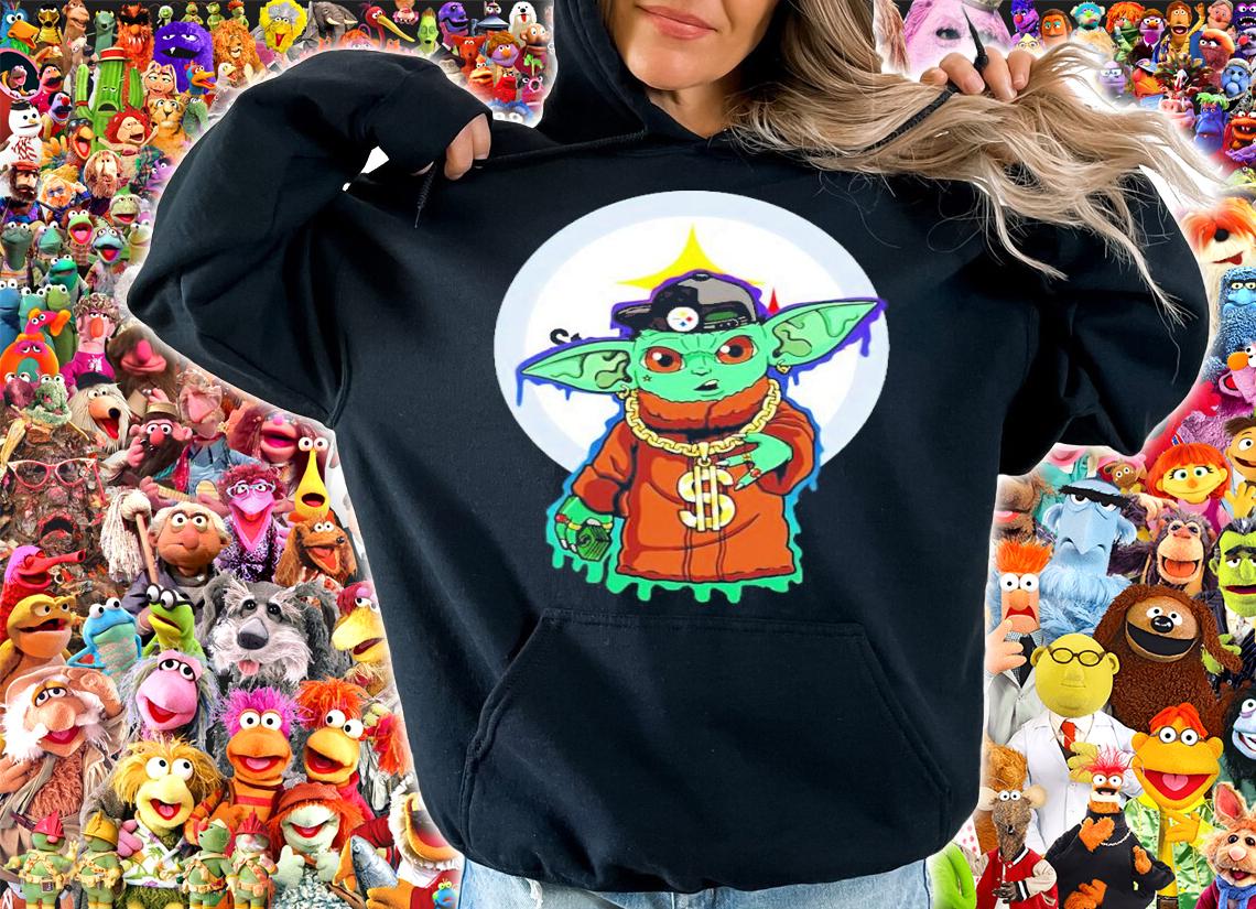 Pittsburgh Steelers Baby Yoda shirt hoodie