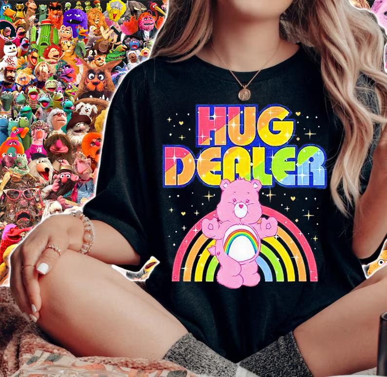 Bear rainbow hug dealer T-shirt
