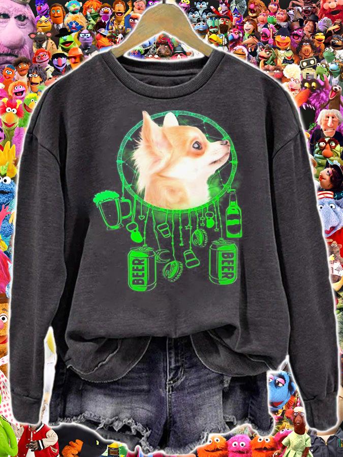 Chihuahua Dreamcatcher Beer t-shirt