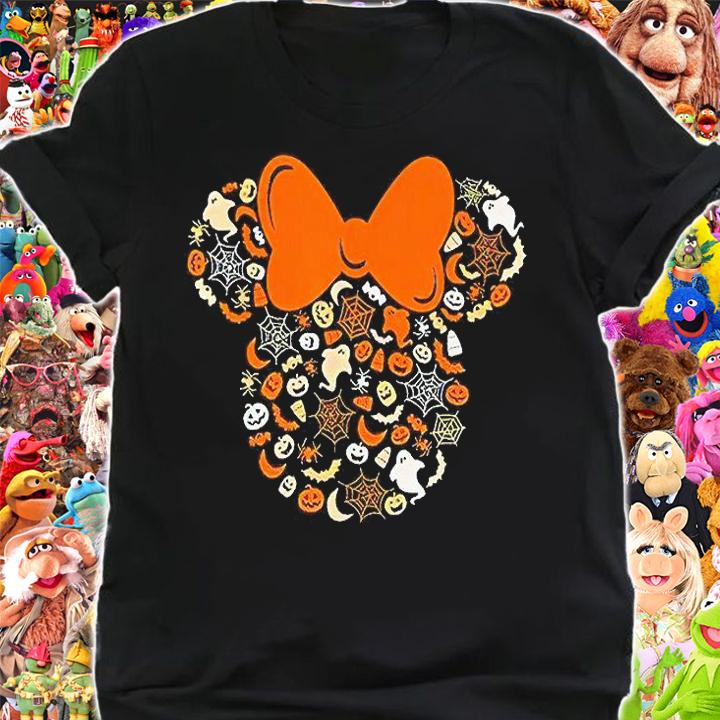Disney Minnie Mouse Halloween Ghosts Pumpkins Spiders T-shirt