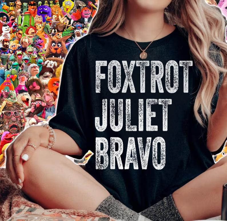 Foxtrot Juliet Bravo shirt -T-shirt AT Fashion LLC woman shirt