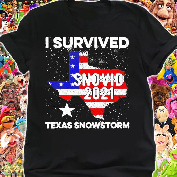 I survived snovid 2021 Texas snowstorm shirt