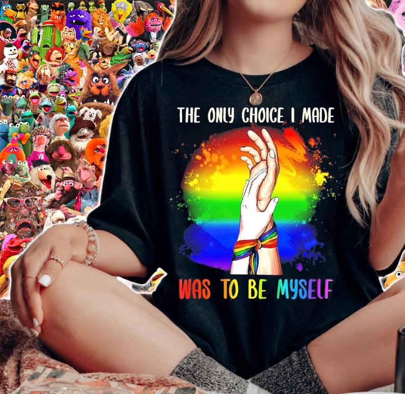 LGBT the only choice I made was to be myself shirt woman shirt