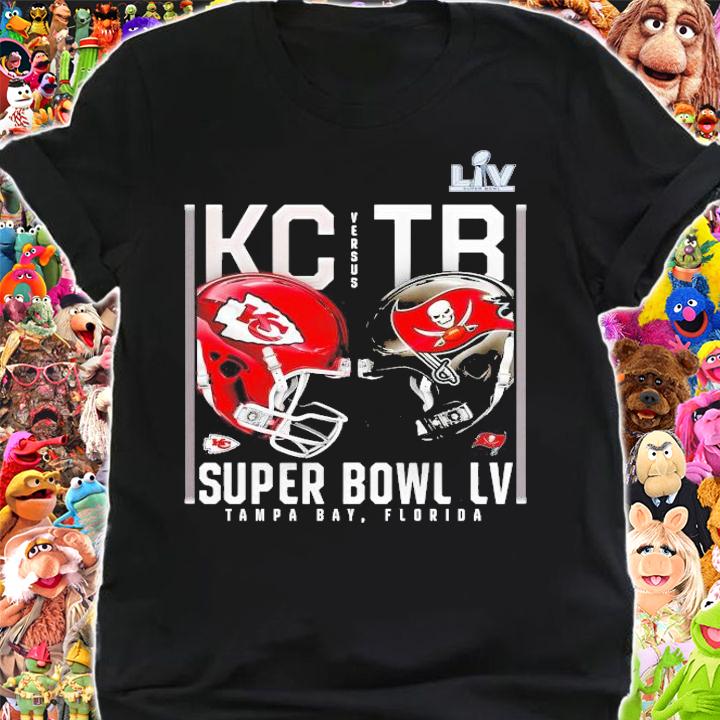LIV Super Bowl Chiefs-Buccaneers versus Super Bowl LV Tampa Bay Florida shirt shirt