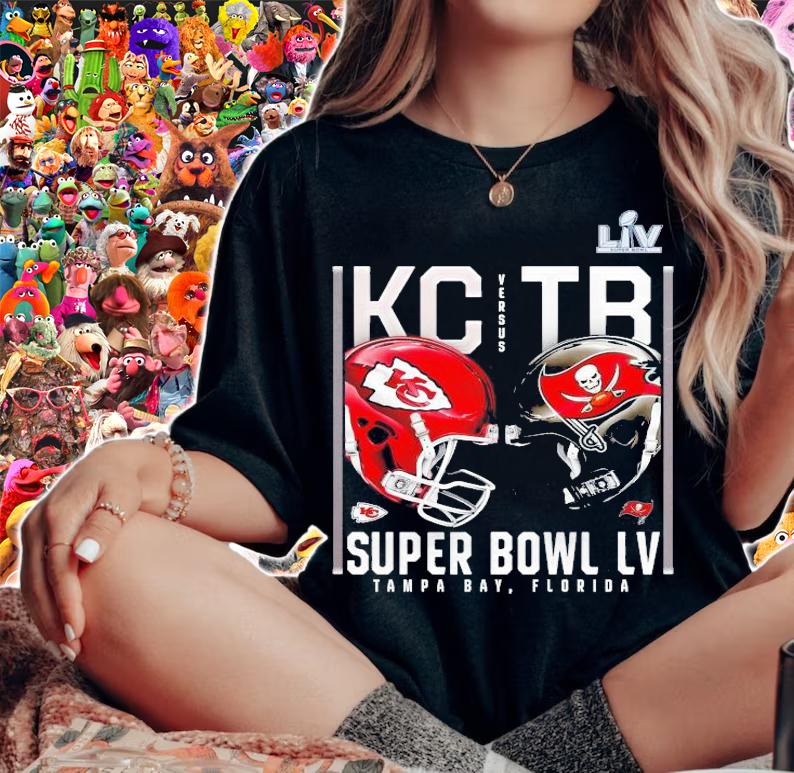 LIV Super Bowl Chiefs-Buccaneers versus Super Bowl LV Tampa Bay Florida shirt woman shirt