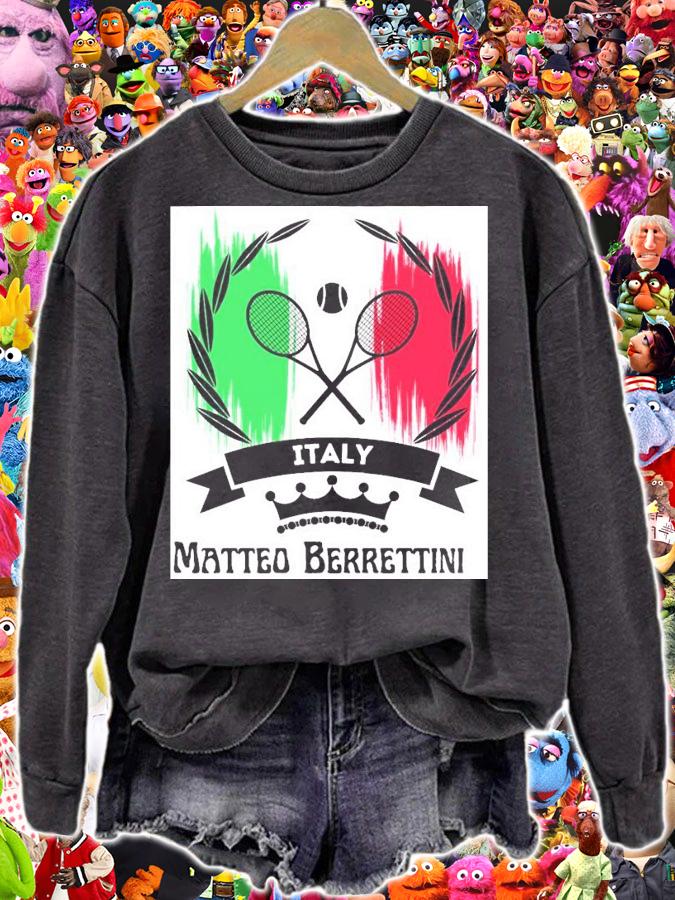 Matteo Berrettini Italy tennis shirt sweatshirt