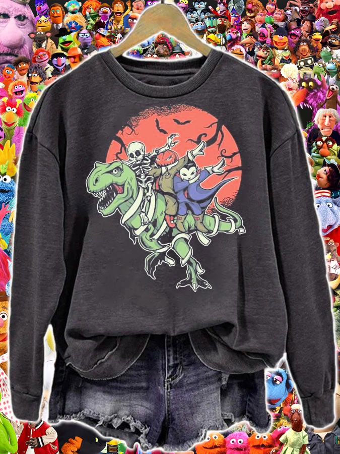 Monster Cartoons Dabbing Halloween shirt sweatshirt