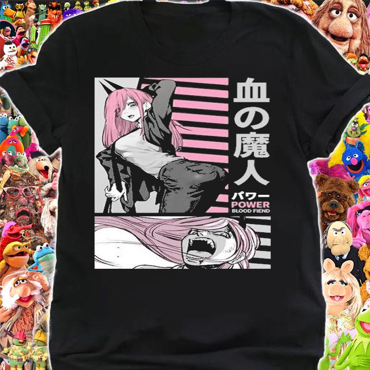 Power Chainsaw man Tee Anime Shirt Gore Denji Pochita Chain Saw shirt