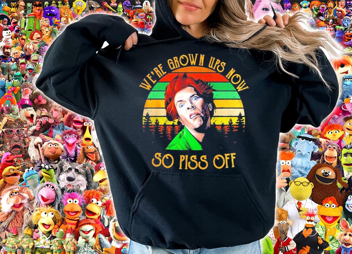 Rik Mayall we're grown ups now so piss off vintage shirt